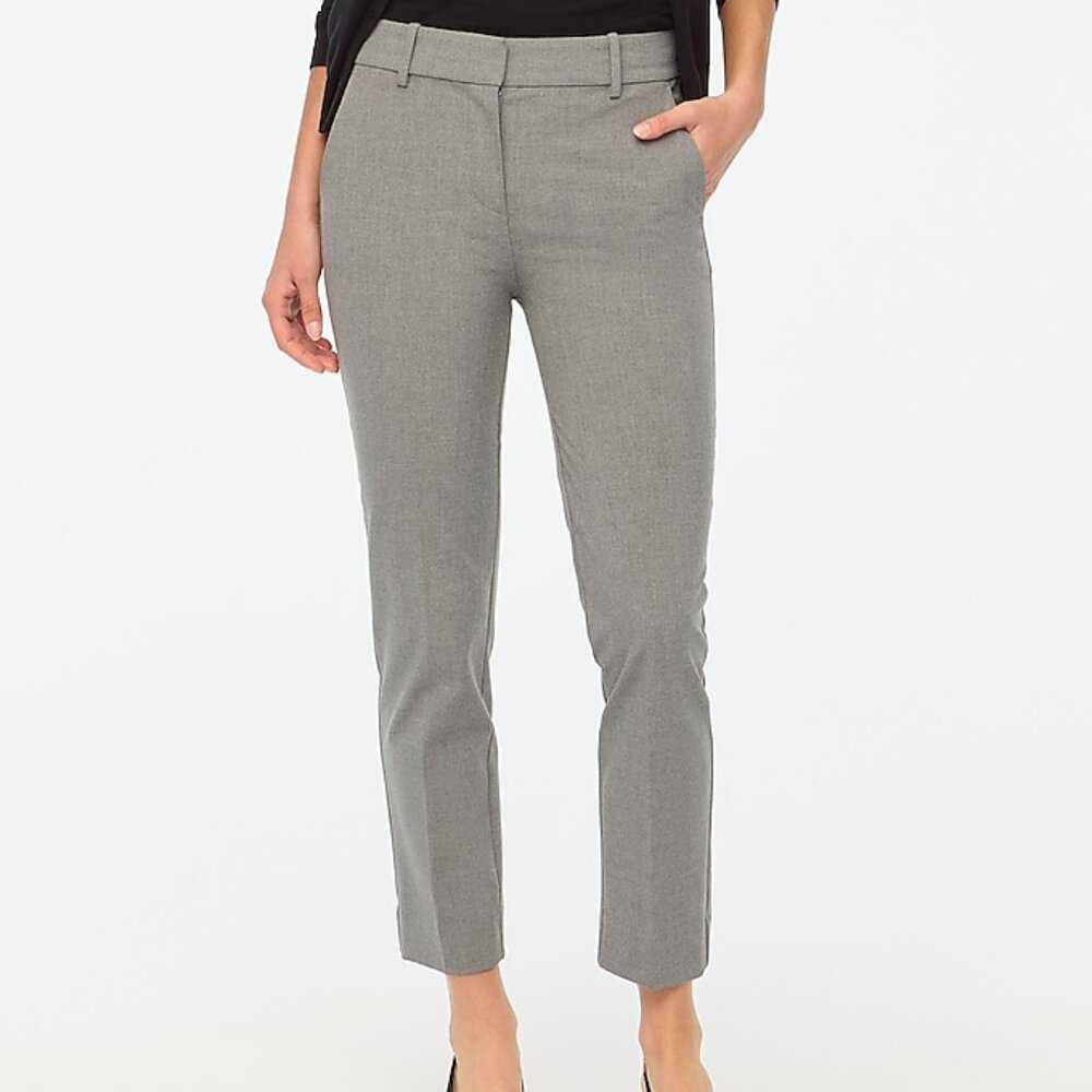 J Crew Slim Women's Size 8 Ruby Crop Pant Stretch Business Casual Trouser Office